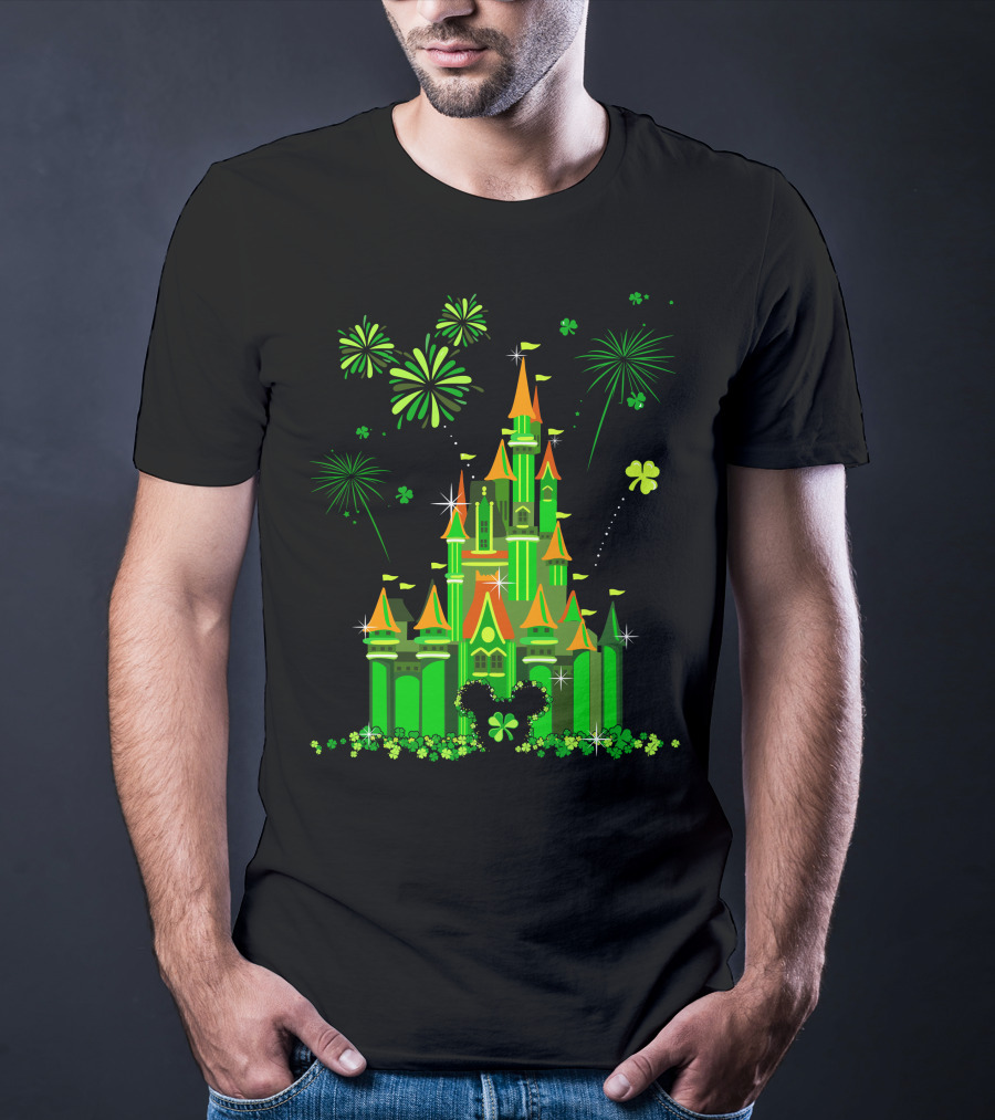 Patrick Castle Shamrock Fireworks T-Shirt