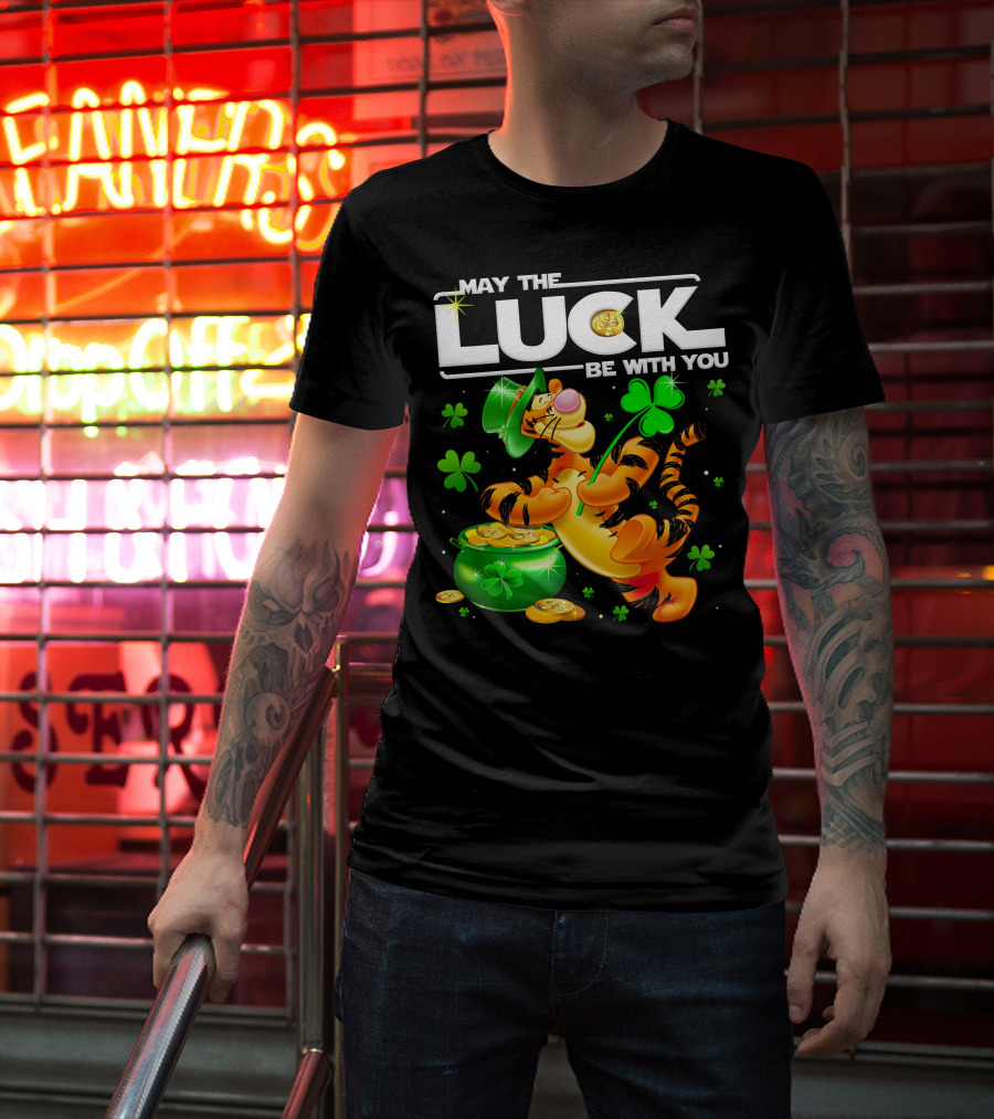 May The Luck Be With You Tigger T-Shirt