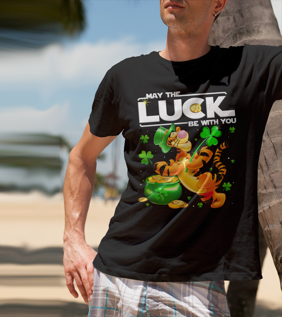 May The Luck Be With You Tigger T-Shirt