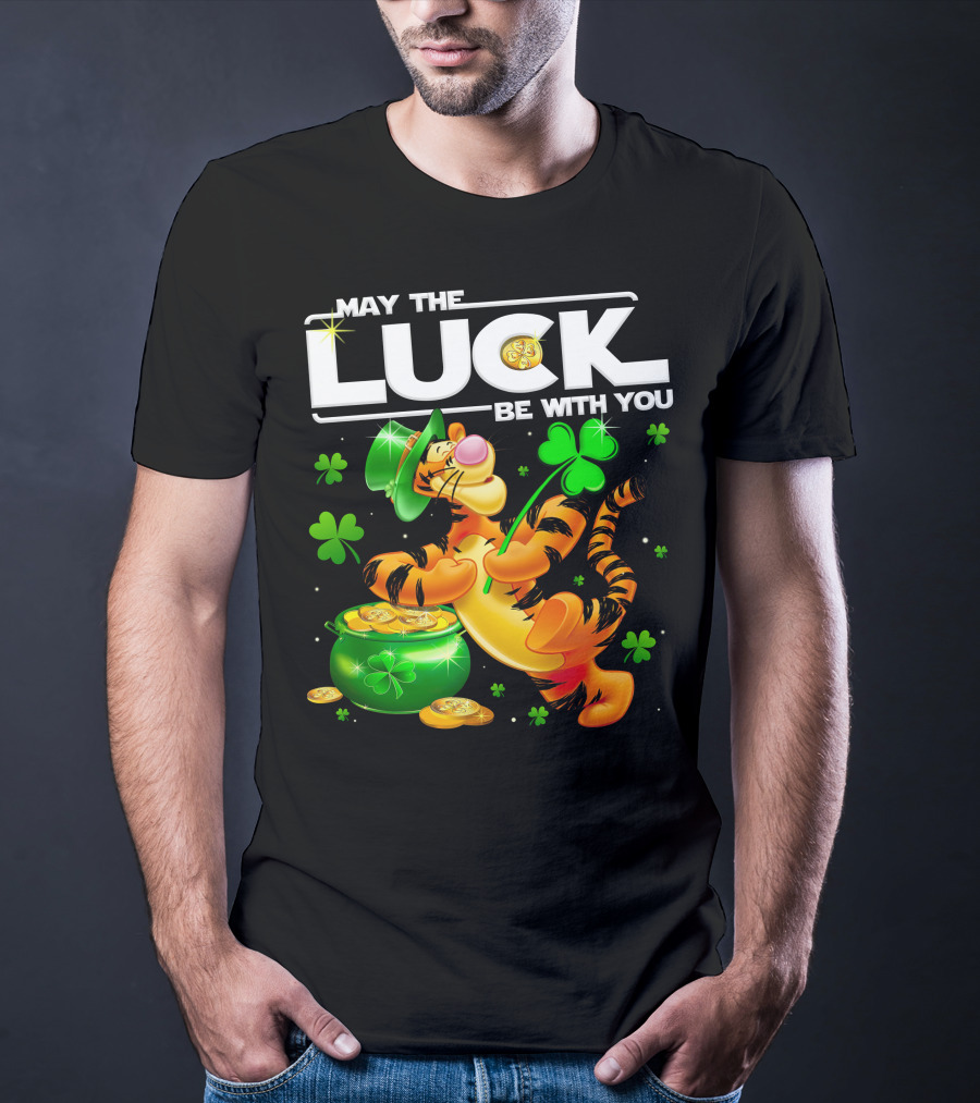 May The Luck Be With You Tigger T-Shirt