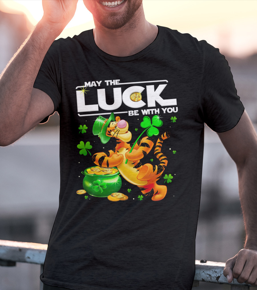 May The Luck Be With You Tigger T-Shirt