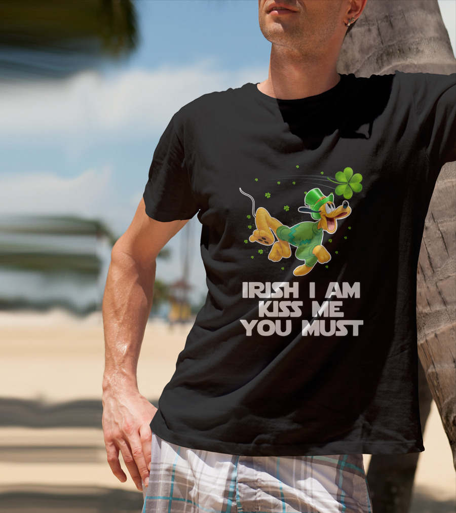Irish I Am Kiss Me You Must Pluto St. Patrick's Day T-Shirt