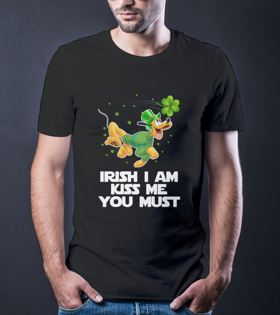 Irish I Am Kiss Me You Must Pluto St. Patrick's Day T-Shirt