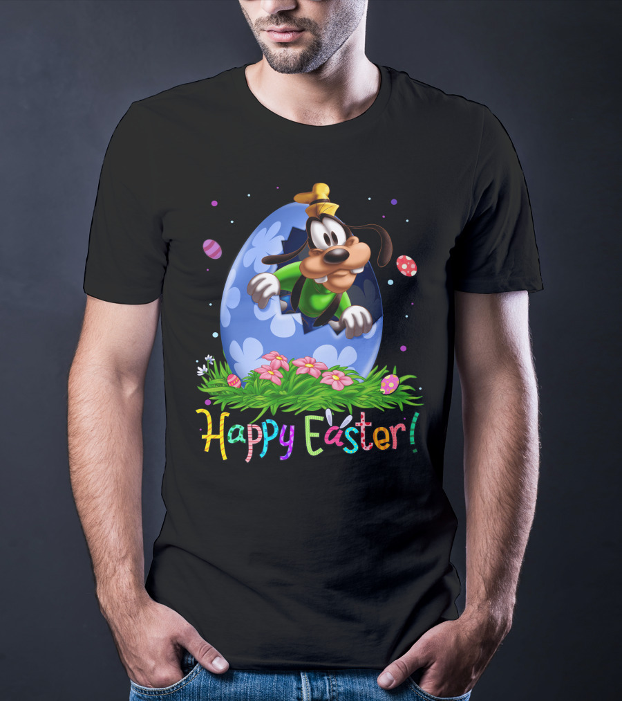 Happy Easter Goofy Egg Surprise T-Shirt