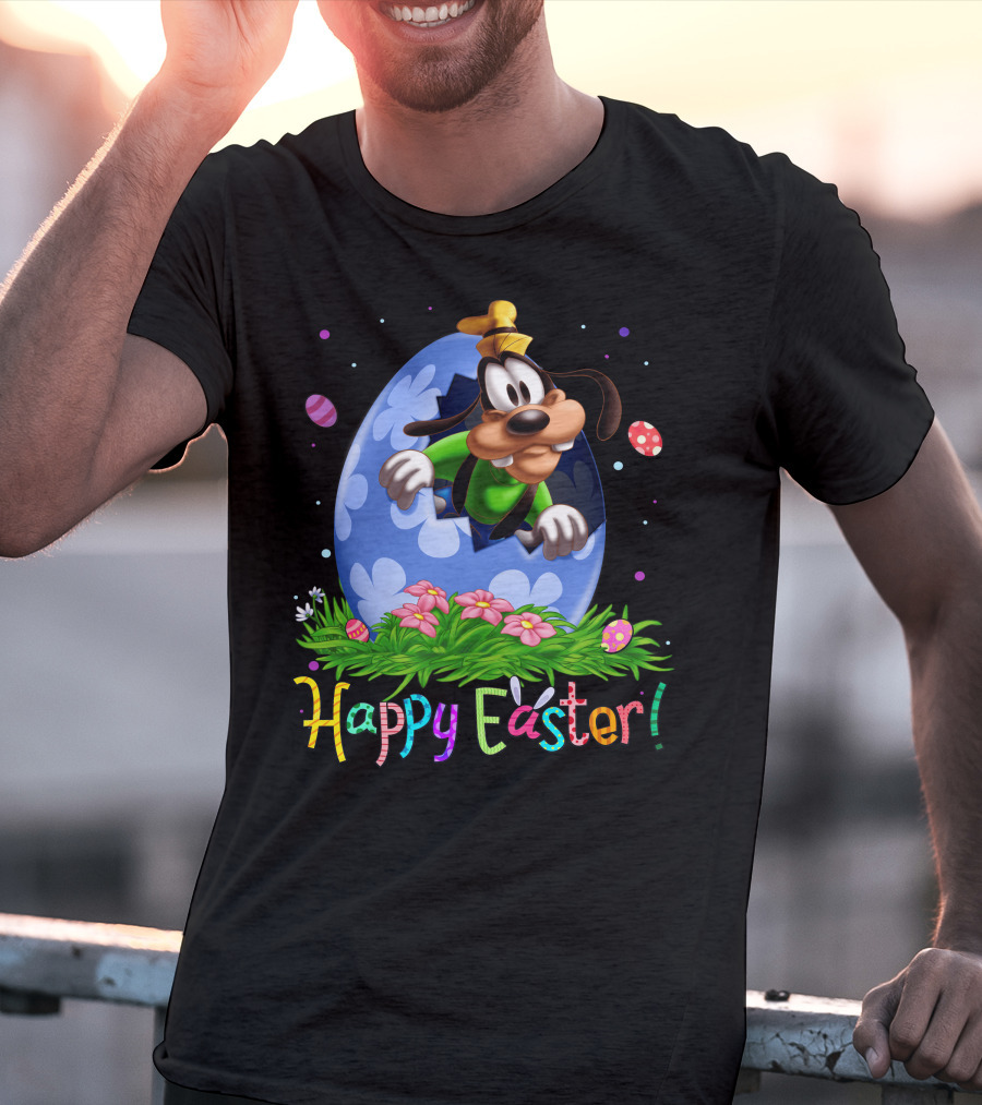 Happy Easter Goofy Egg Surprise T-Shirt