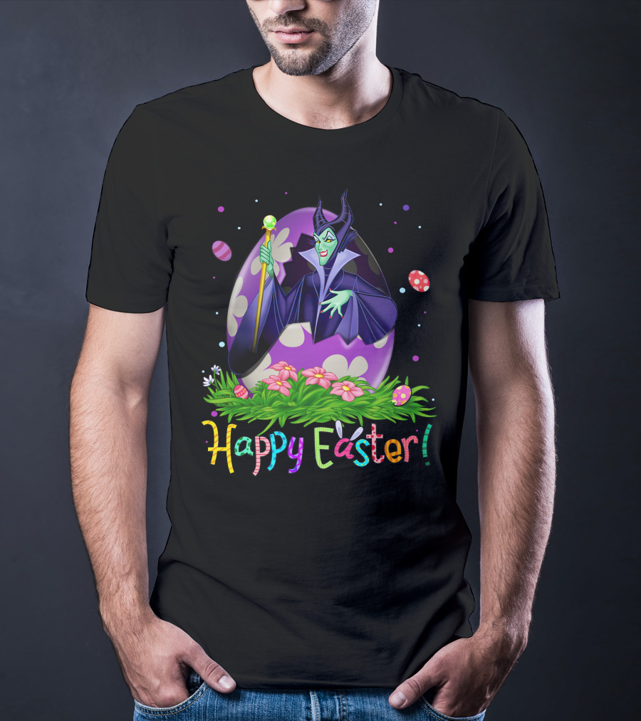 Maleficent Happy Easter Magic Egg Hunt Celebration T-Shirt