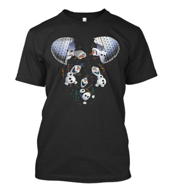 Frozen Olaf Disney Celebration Confetti T-Shirt
