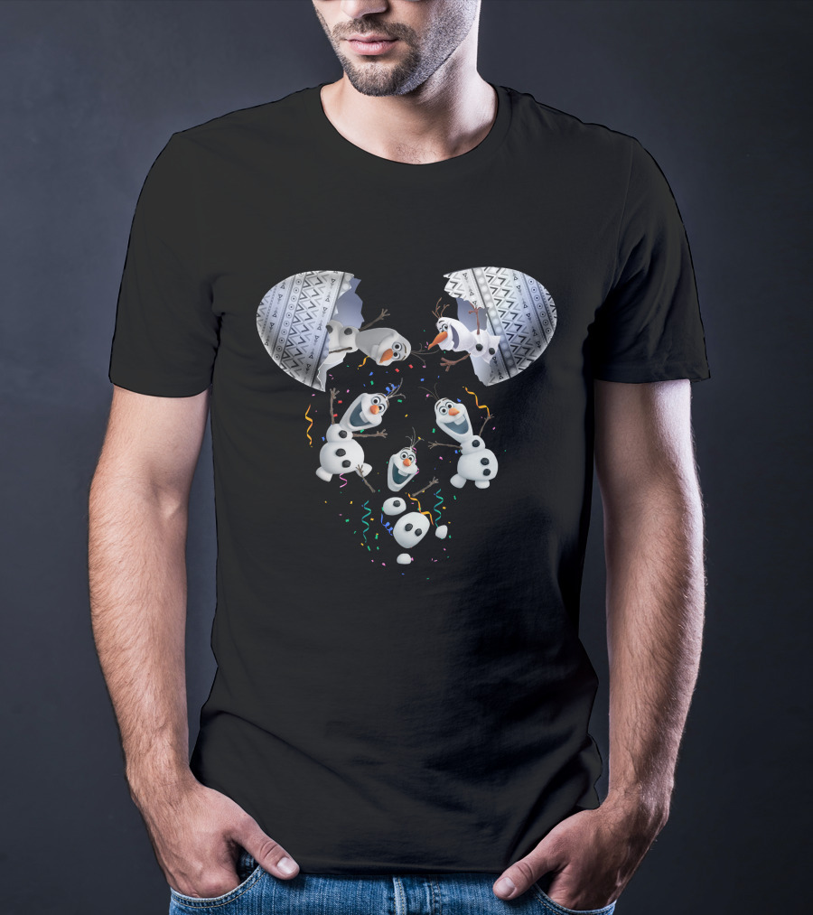 Frozen Olaf Disney Celebration Confetti T-Shirt