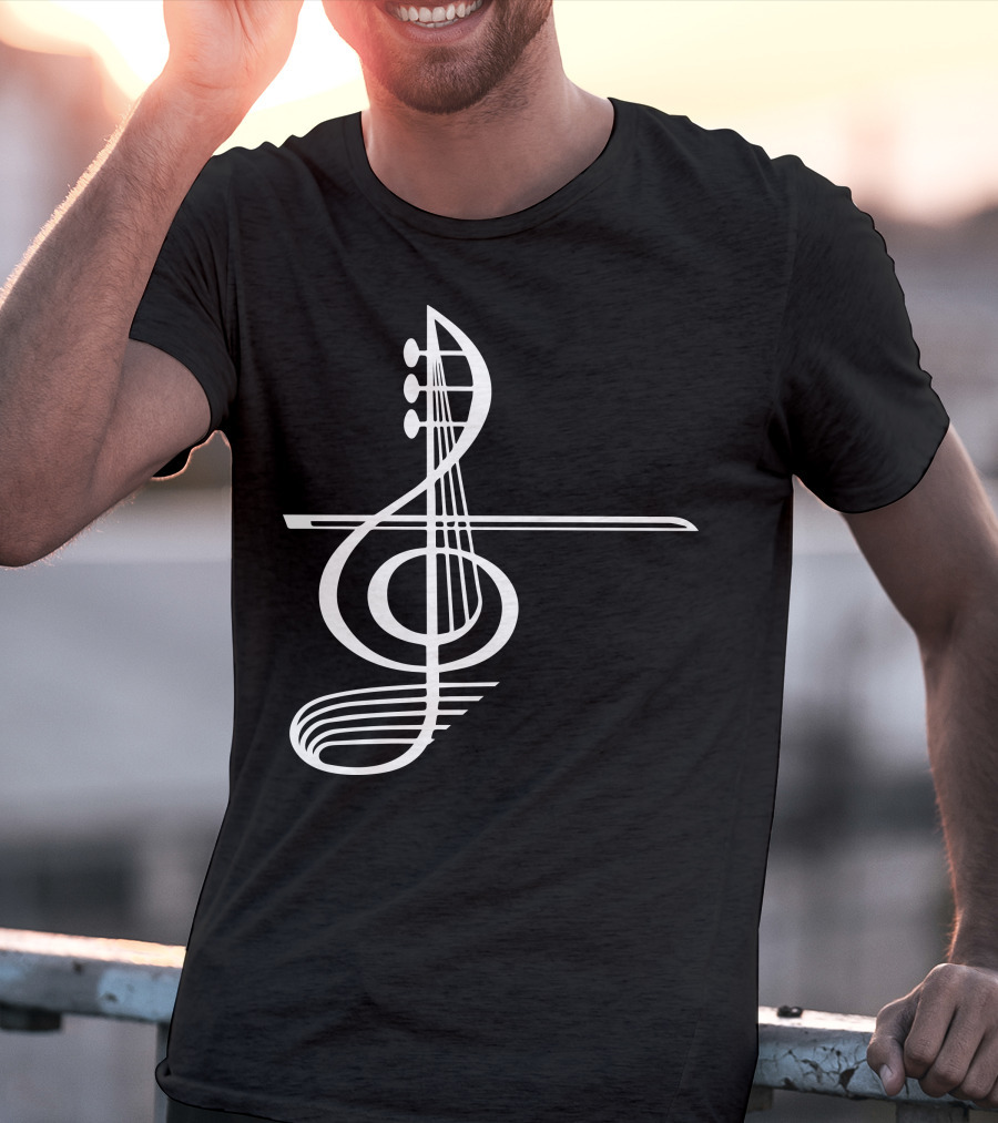 VIOLA Musical Treble Clef Strings T-Shirt