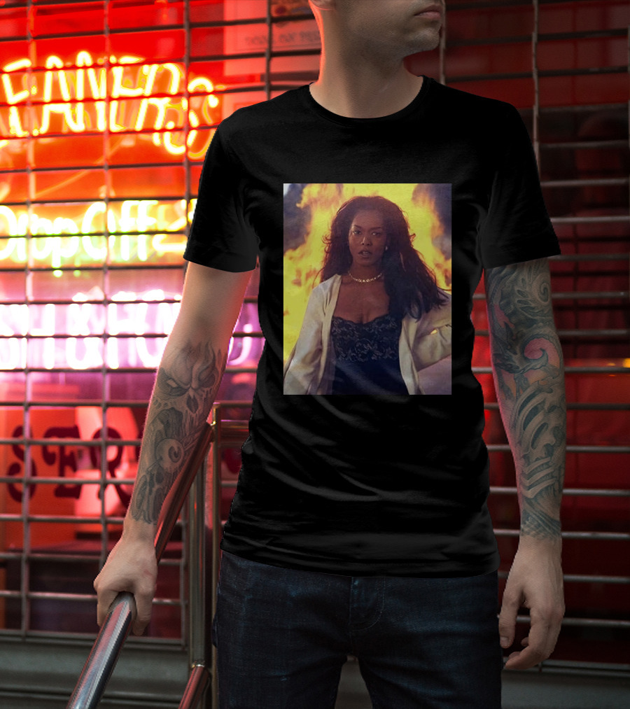 Waiting To Exhale Angela Bassett Fire Scene T-Shirt