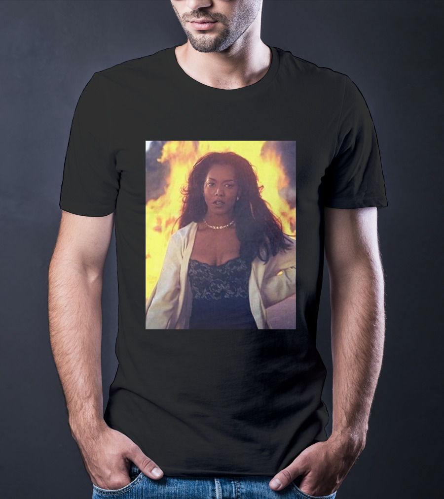 Waiting To Exhale Angela Bassett Fire Scene T-Shirt
