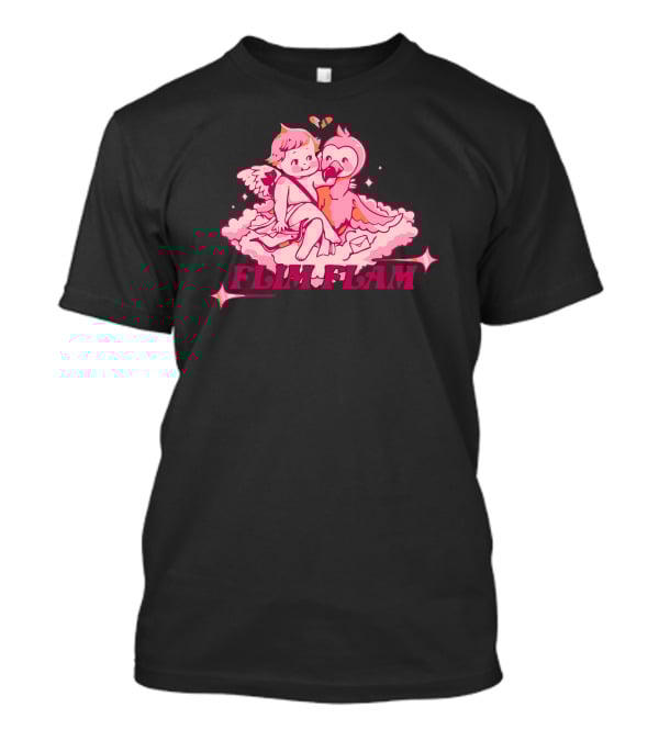 FLIM FLAM CUPID FLAMINGO T-Shirt