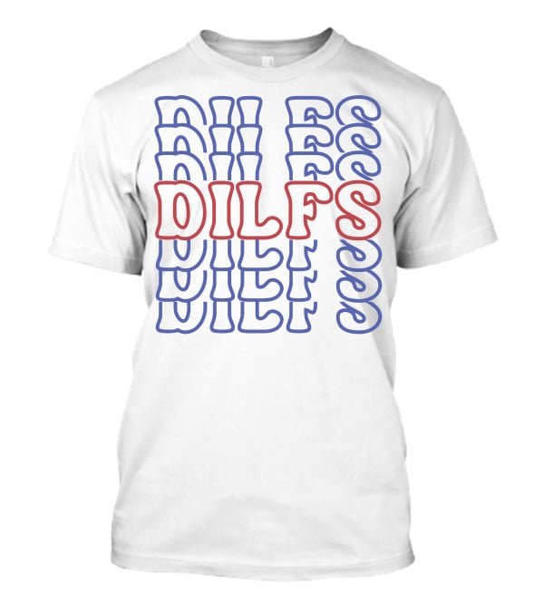 DILFS Stacked Retro Text T-Shirt