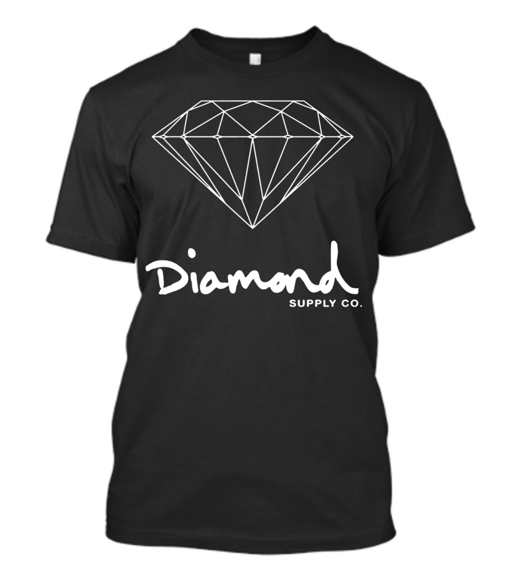 Diamond Supply Co Iconic Logo With Geometric Diamond T-Shirt