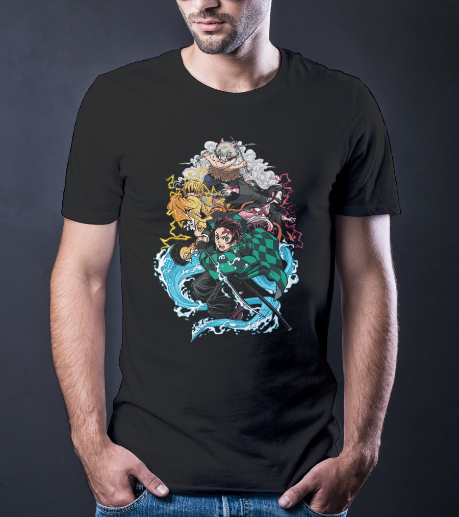 Demon Slayer Classic Characters Action T-Shirt