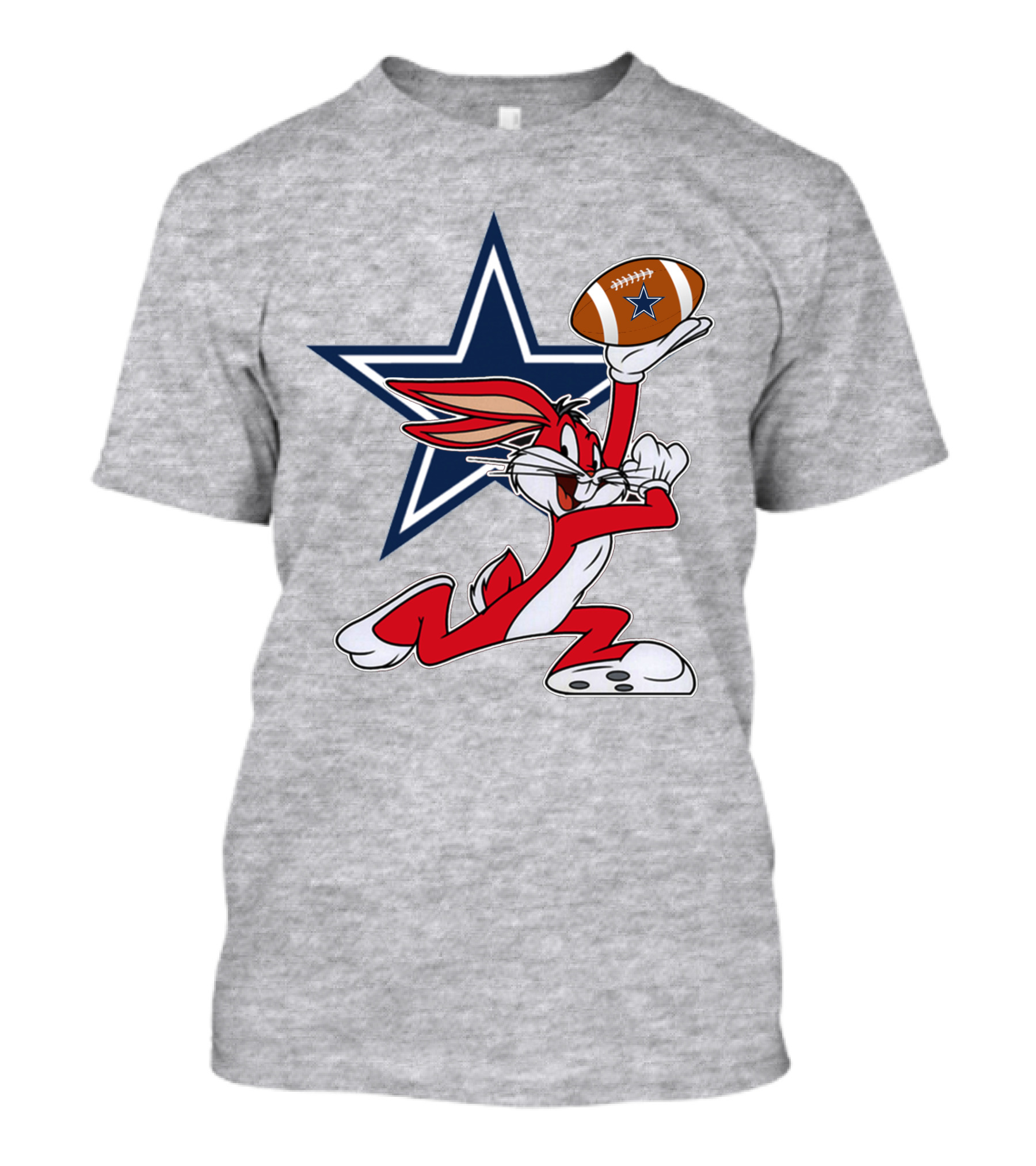 Dallas Cowboys Bugs Bunny Football Star T-Shirt