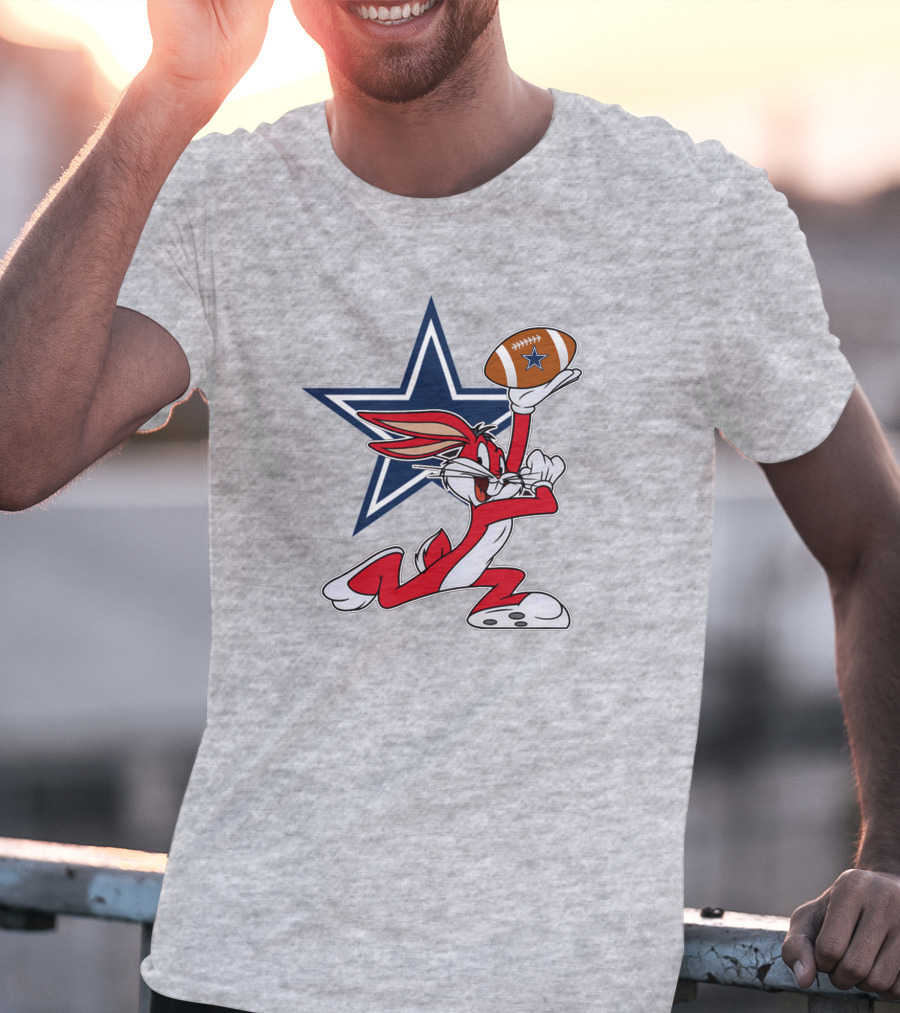 Dallas Cowboys Bugs Bunny Football Star T-Shirt