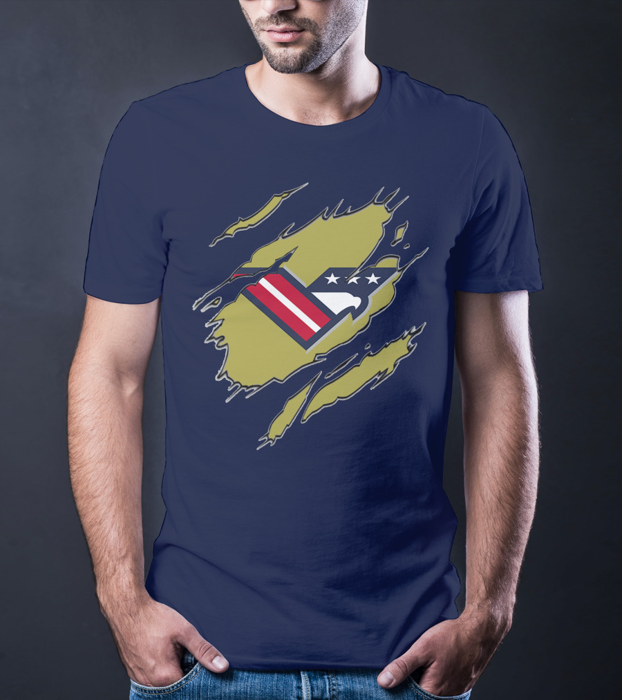 Washington Valor American Football Eagle Stars Stripes T-Shirt