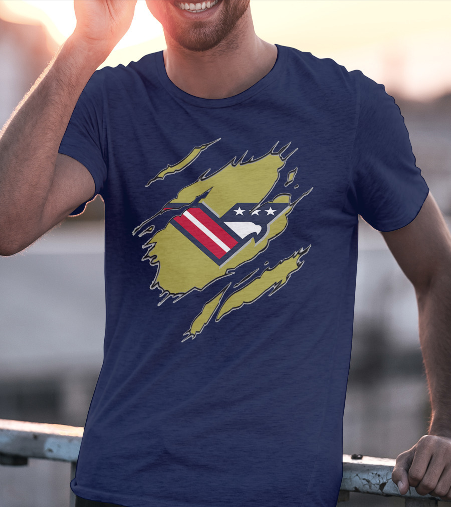 Washington Valor American Football Eagle Stars Stripes T-Shirt