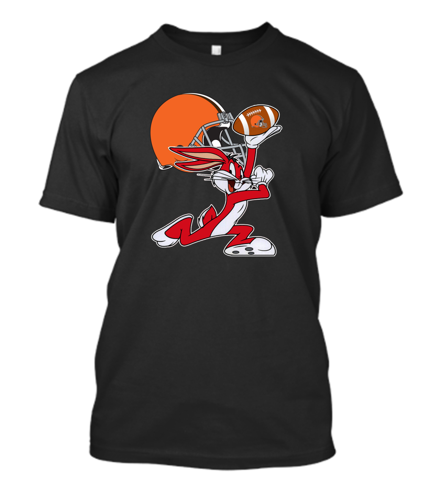 Cleveland Browns Bugs Bunny Football Chiefs T-Shirt