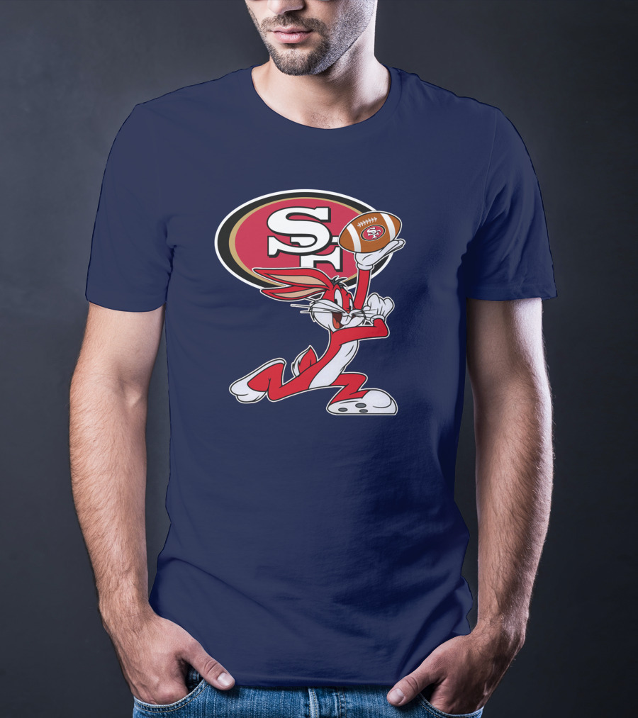 San Francisco 49ers Bugs Bunny Football T-Shirt