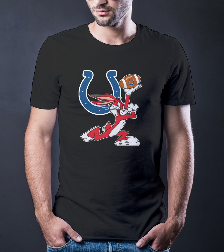 Indianapolis Colts Bugs Bunny Football T-Shirt