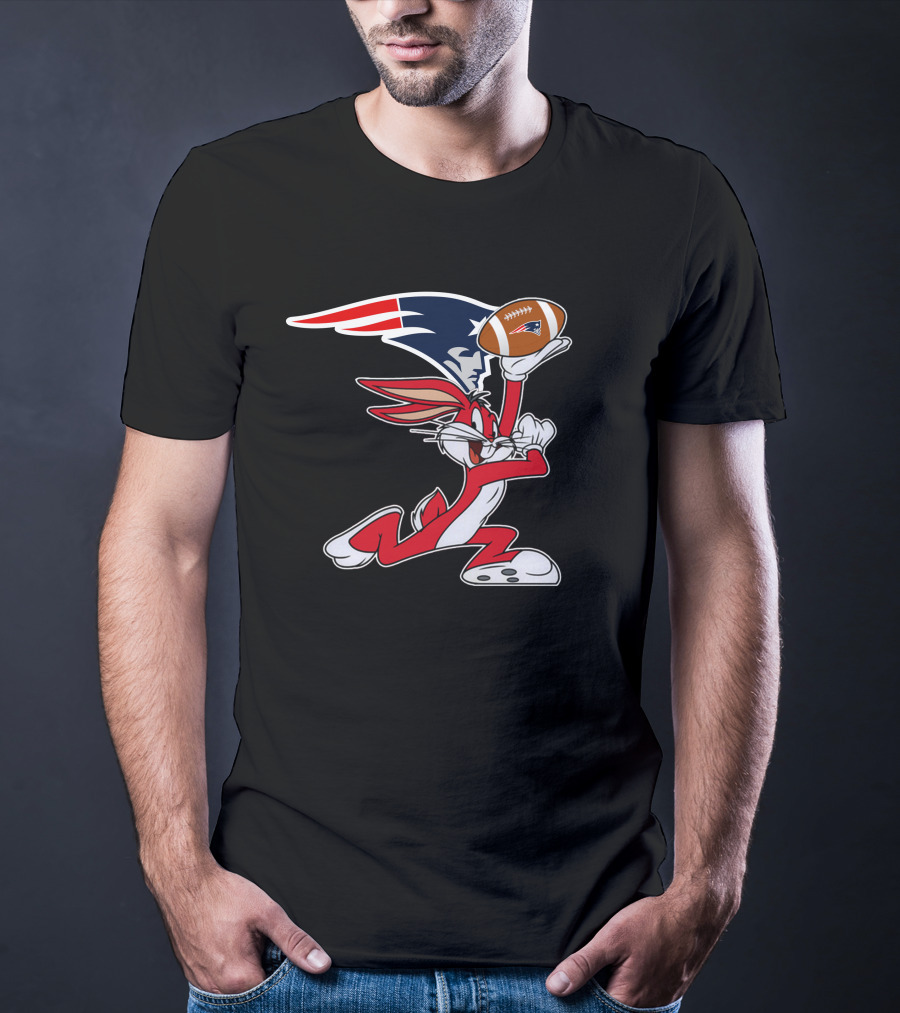 New England Patriots Bugs Bunny Chiefs T-Shirt
