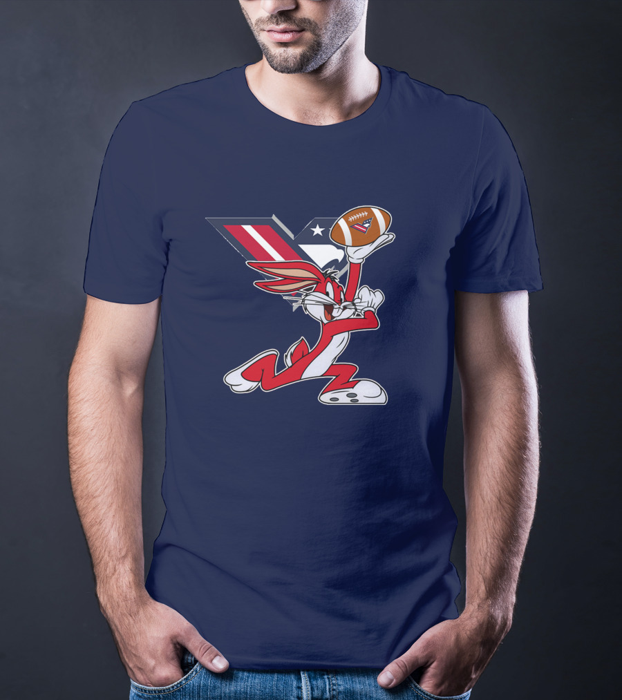 Bugs Bunny Washington Valor Chiefs Football Crossover T-Shirt