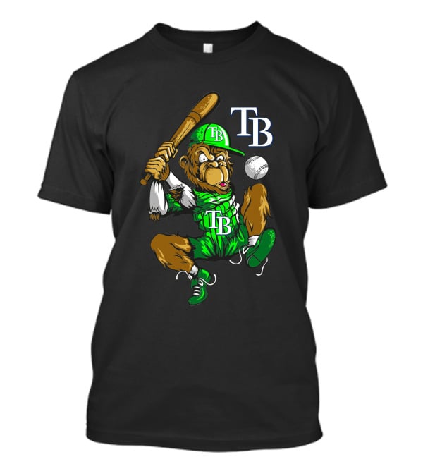 Tb Baseball Bear With Bat And Ball T-Shirt