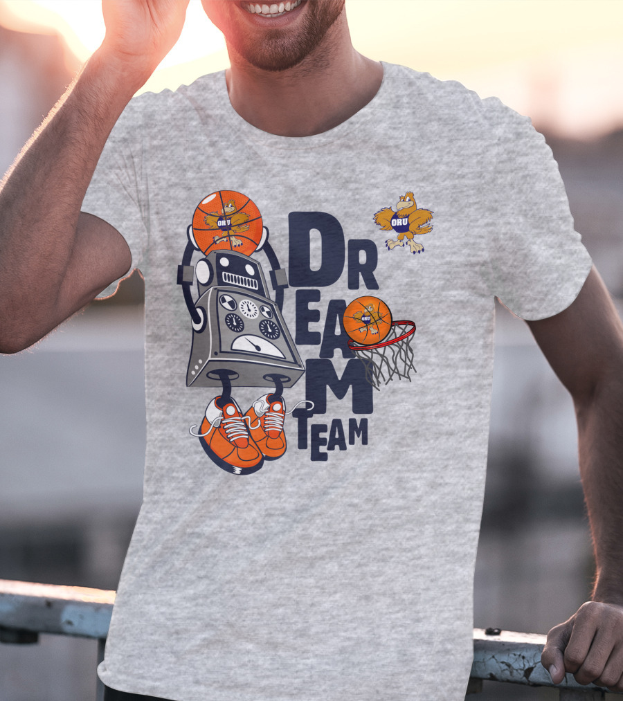 Oru Basketball Robot Mascot Dream Team T-Shirt
