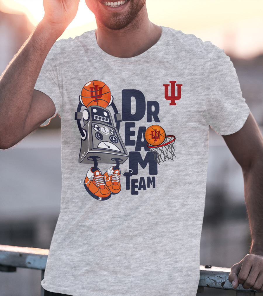 Indiana University Basketball Robot Dream Team T-Shirt