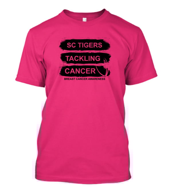 SC Tigers Tackling Cancer Breast Cancer Awareness T-Shirt
