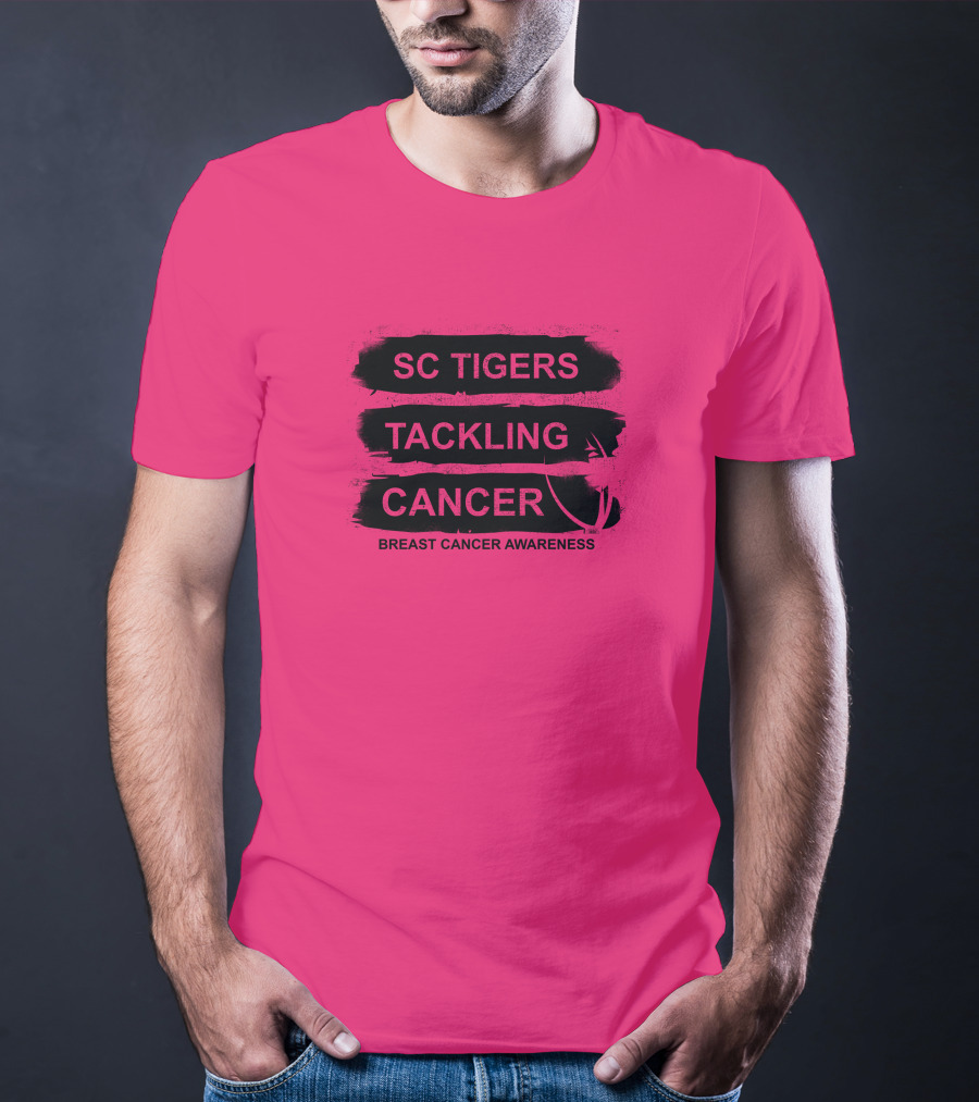 SC Tigers Tackling Cancer Breast Cancer Awareness T-Shirt