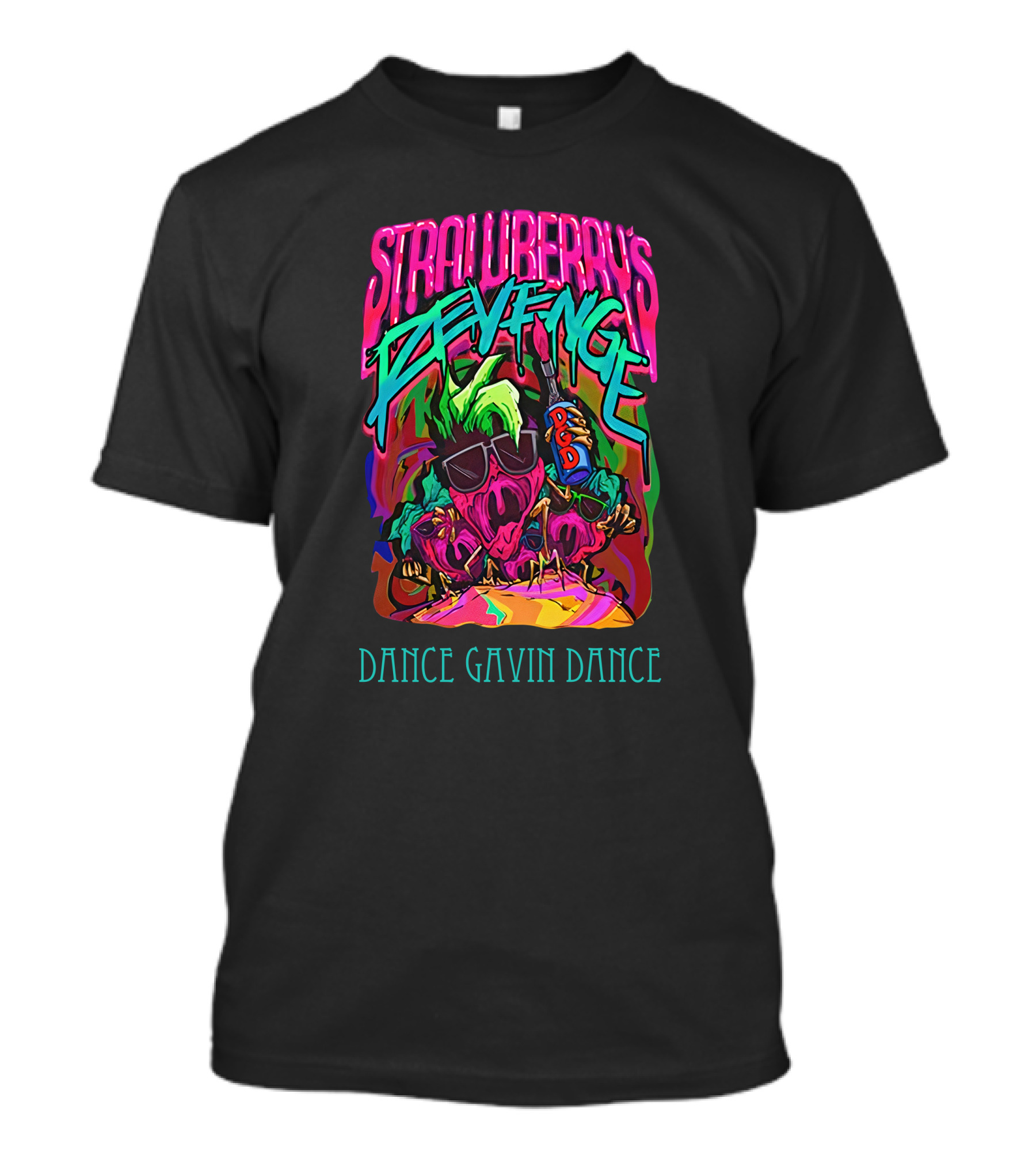 Strawberry's Revenge Dance Gavin Dance Vibrant T-Shirt