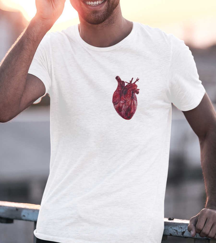 Anatomical Realistic Heart T-Shirt
