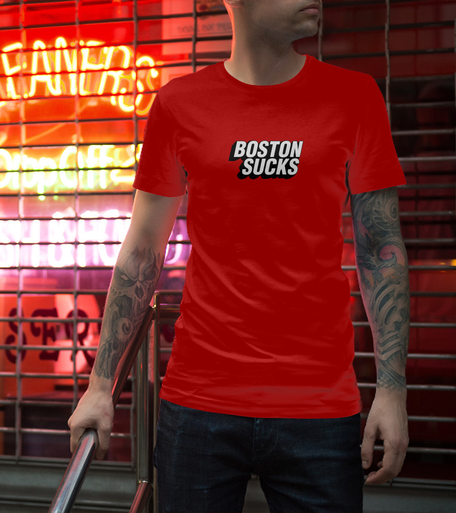 Ny Post Shop Boston Sucks T-Shirt