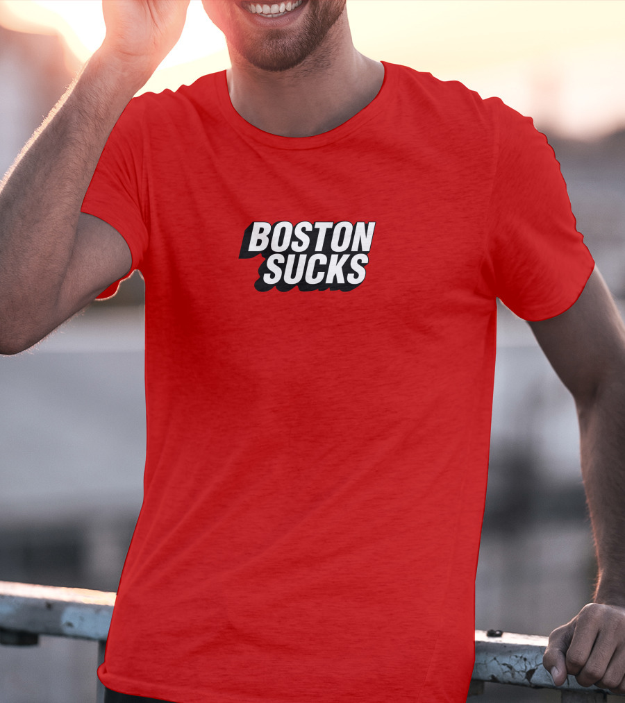 Ny Post Shop Boston Sucks T-Shirt