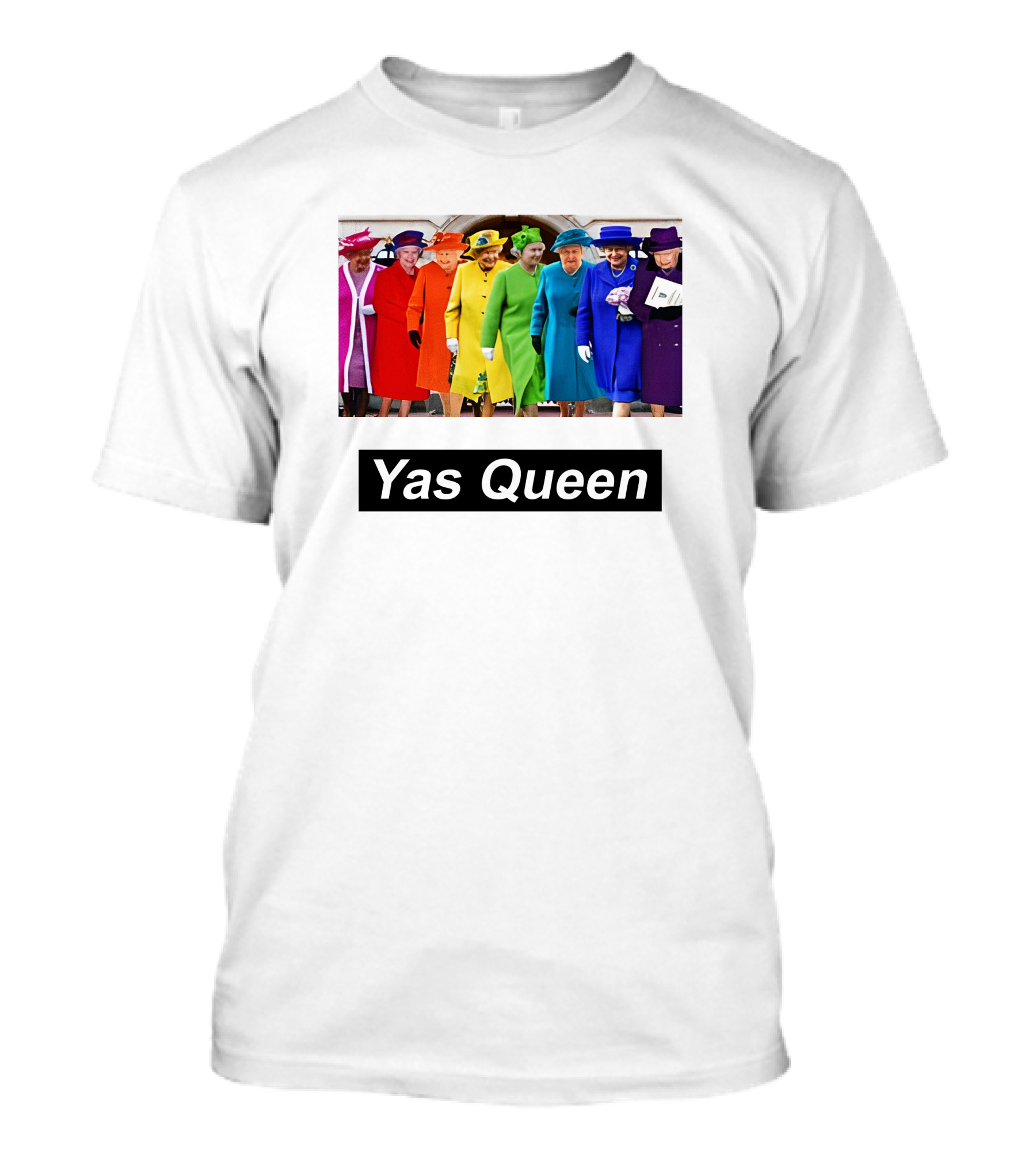 Yas Queen Rainbow Fashion T-Shirt