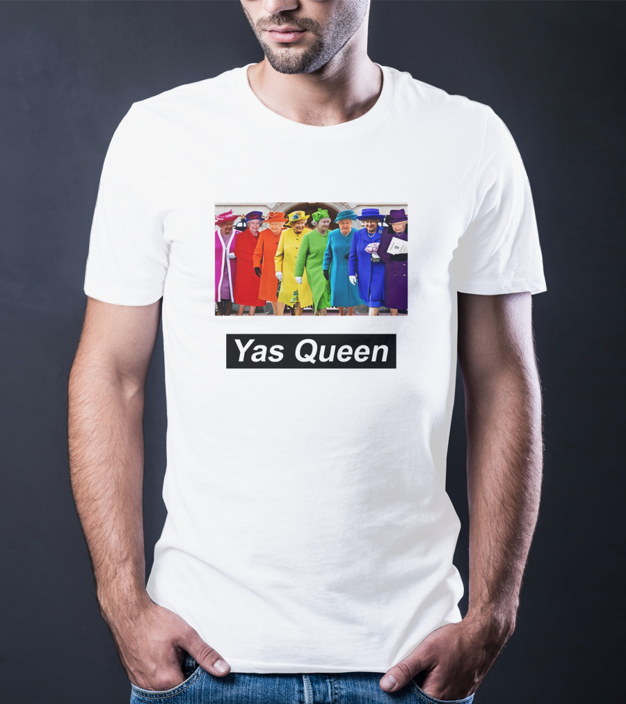 Yas Queen Rainbow Fashion T-Shirt