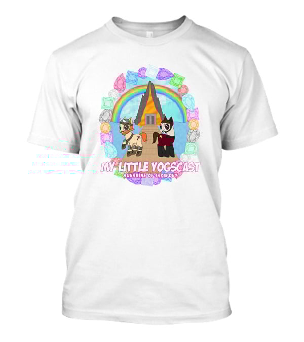 My Little Yogscast Sunshine Of Israpony Colorful Gemstone Rainbow Ponies T-Shirt