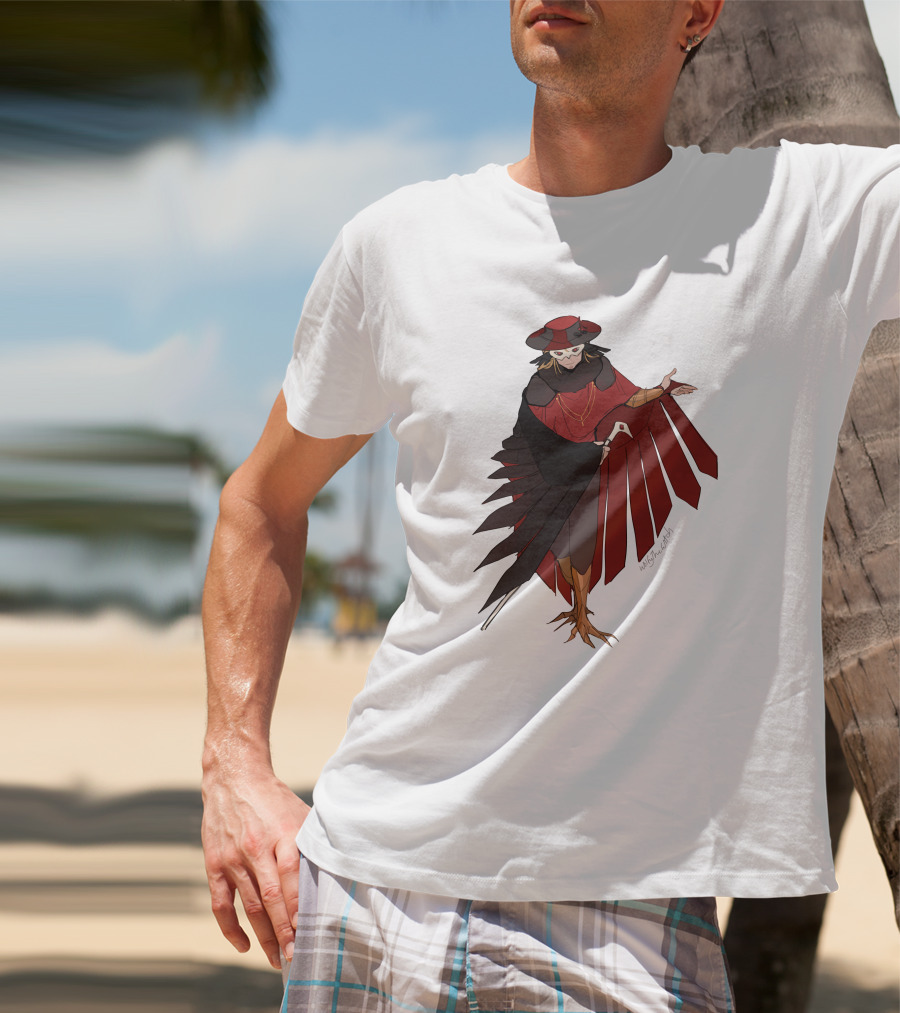 Wolfythewitch Philza Red Raven Aesthetic Fan T-Shirt