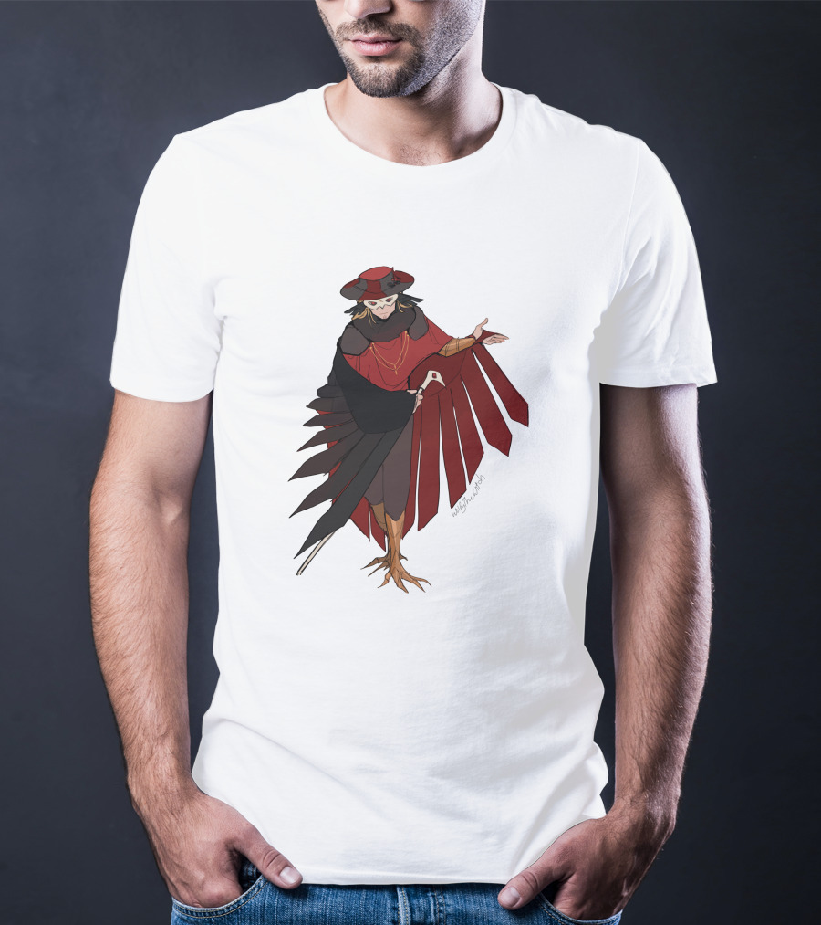 Wolfythewitch Philza Red Raven Aesthetic Fan T-Shirt