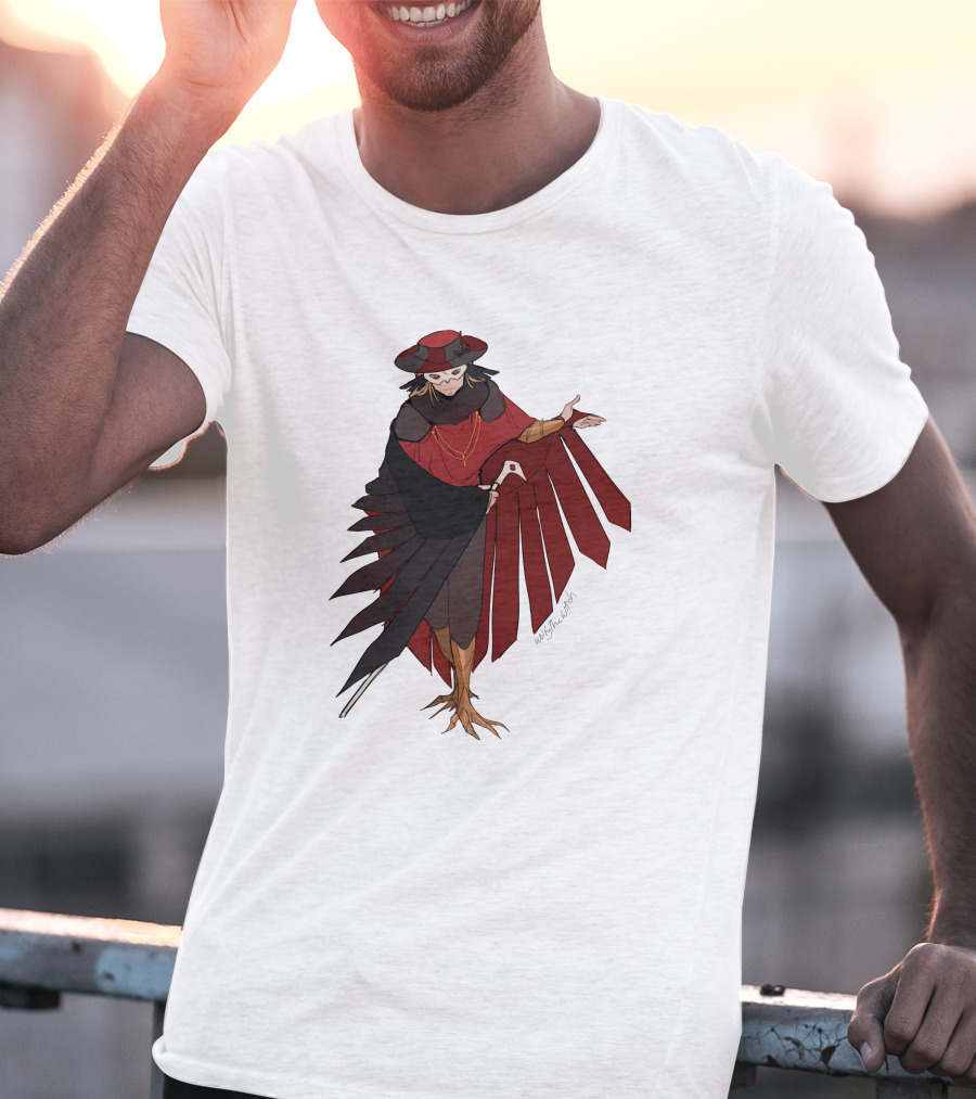 Wolfythewitch Philza Red Raven Aesthetic Fan T-Shirt