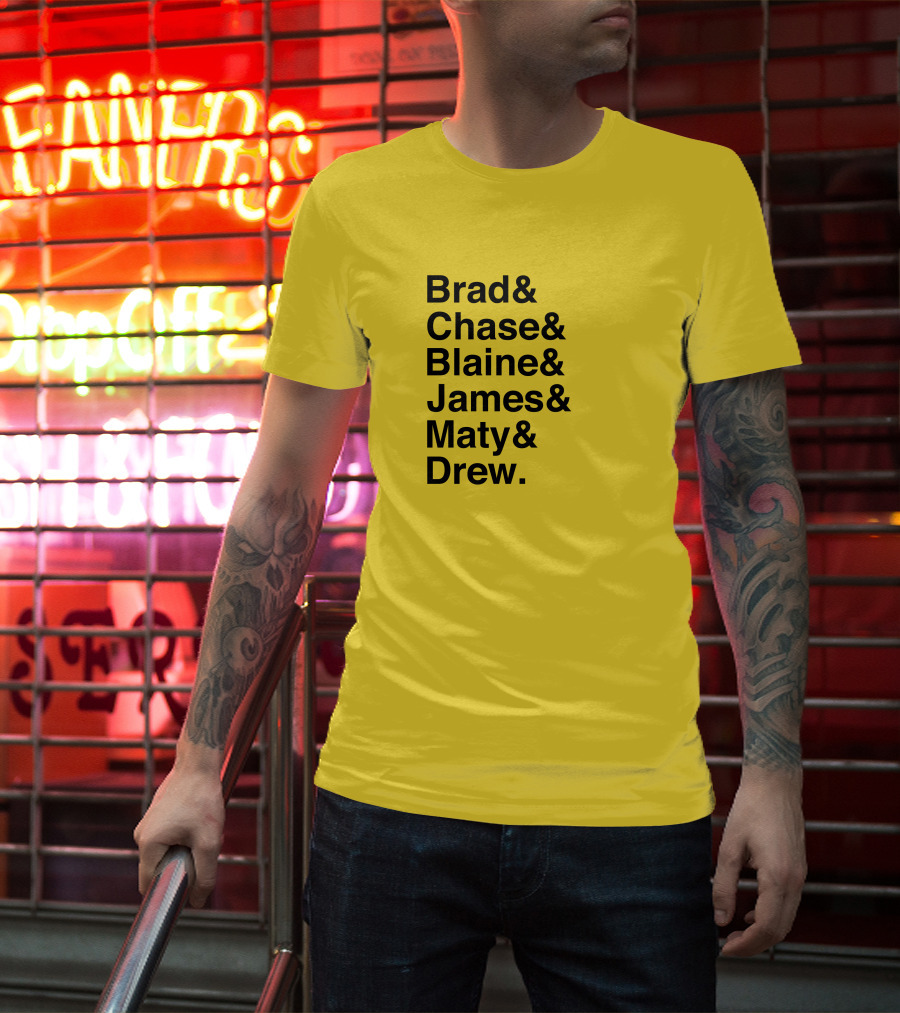 Brad Chase Blaine James Maty Drew 573 Tees Collaboration T-Shirt