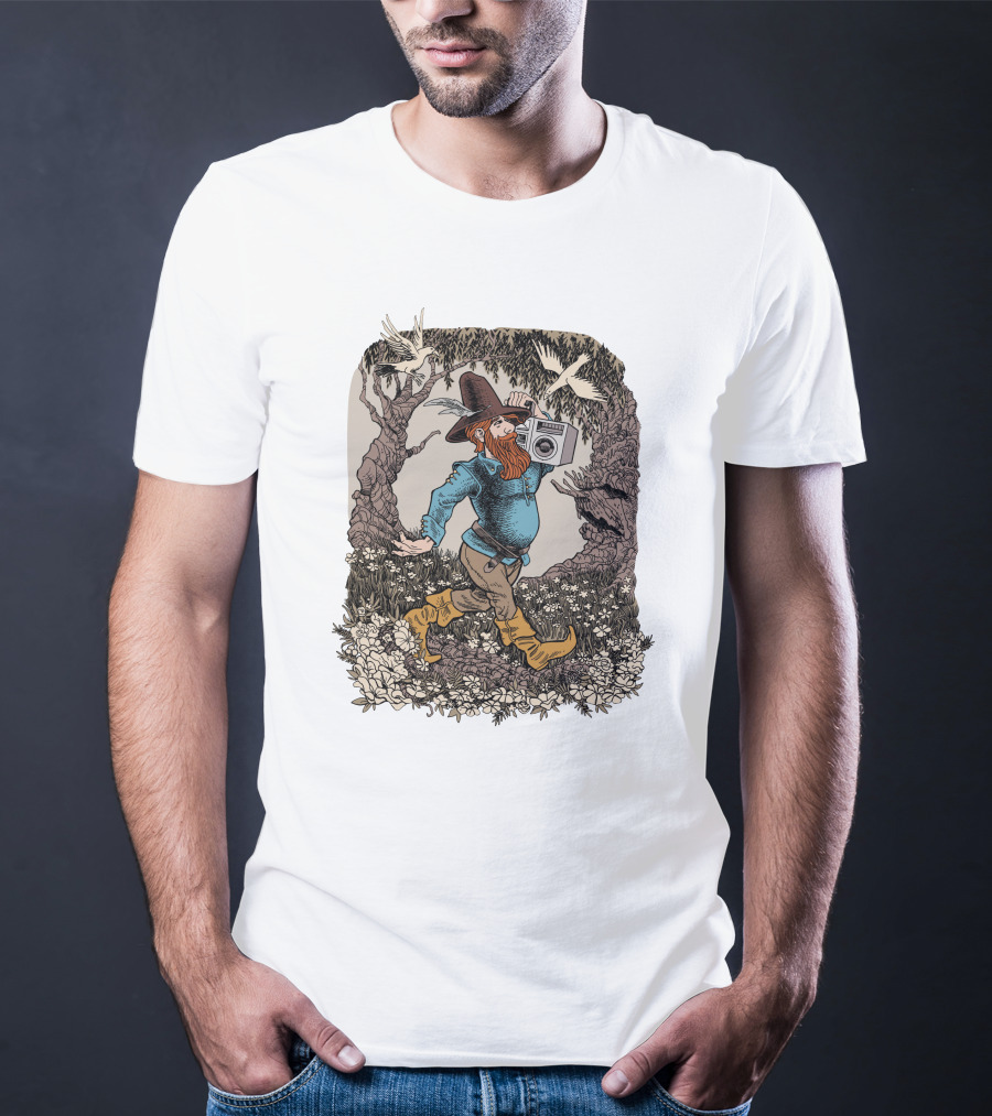 Tugboat Captain Dave Jolly Tom Adventure In The Enchanted Forest T-Shirt