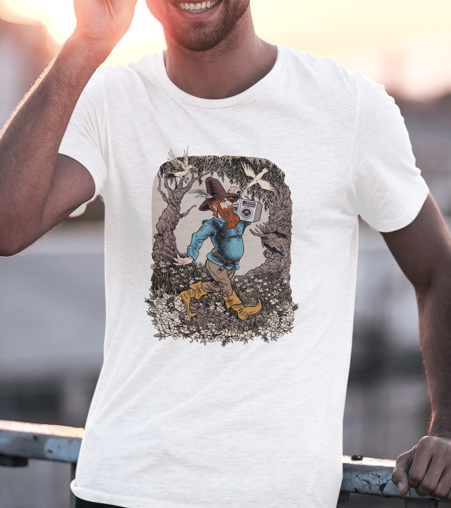 Tugboat Captain Dave Jolly Tom Adventure In The Enchanted Forest T-Shirt