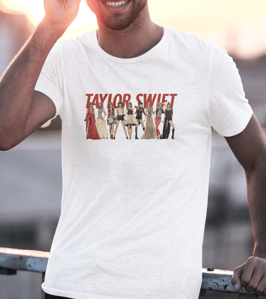 Taylor Swift Red Taylor's Version Eras Outfits T-Shirt