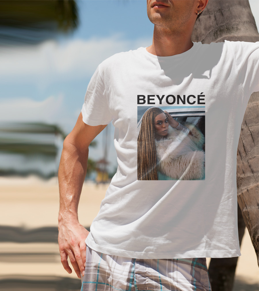 Beyoncé In Fur Coat Looking Powerful T-Shirt