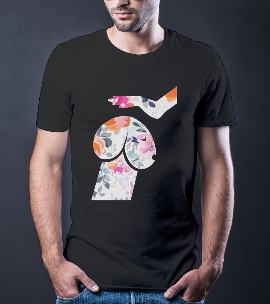 A Perfect Dog Lovers Floral T-Shirt