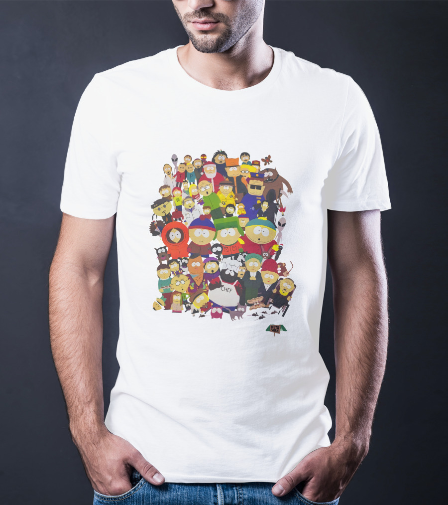South Park Characters Collection Featuring Iconic Cast And Classic Figures T-Shirt